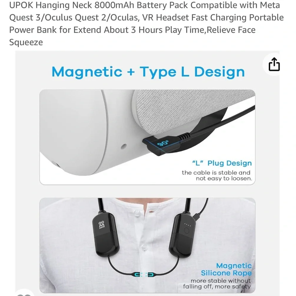 Neck power bank